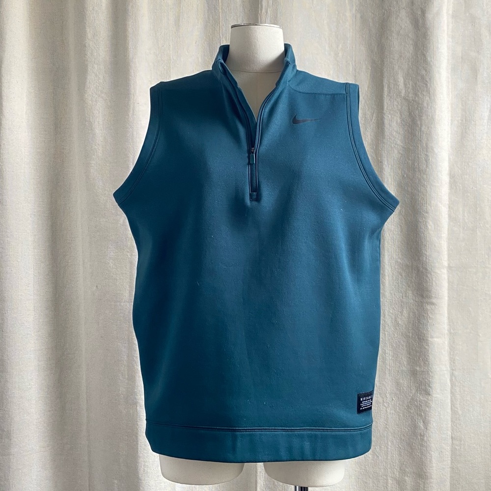 Nike Golf half-zip vest dark green men’s sz M